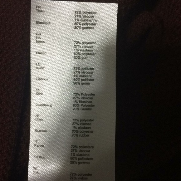 MAJE Paris wrap effect knit burgundy dress size 3 - Picture 6 of 6